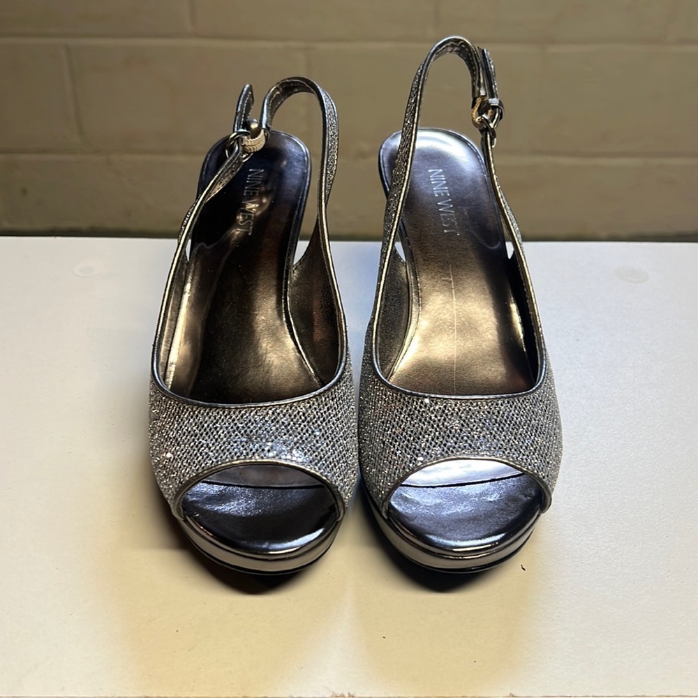 Nine West Glitter Heels